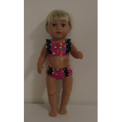 bikini hard roze baby born 43cm/american girl,sophia's 46cm