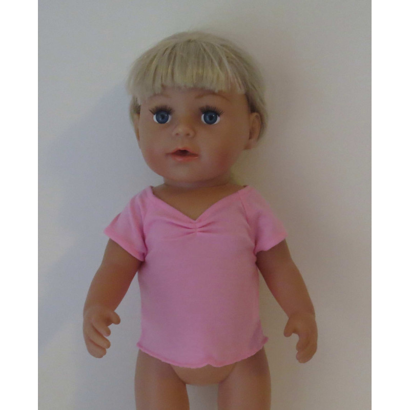 shirtje roze baby born 43cm/american girl,sophia's 46cm