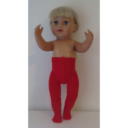 maillot rood baby born 43cm/american girl,sophia's 46cm