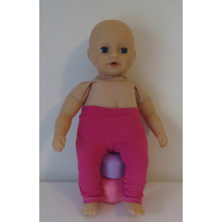 legging hard roze mini baby annabell 30cm