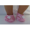 balletschoentjes roze  baby born 43cm