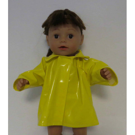 regenjas geel kraag baby born 43cm