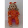 slobpak oranje wolken hard roze baby annabell 43cm