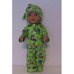 pyjama toy story baby born 43cm