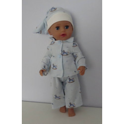 pyjama hobbelpaard baby born little 36cm