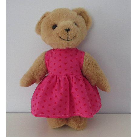 jurk roze sterren zonder mouwen baby born beer 36cm