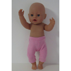 3/4 legging roze baby born 43cm