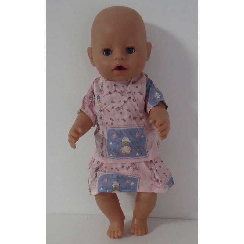 rok setje roze little matroeska baby born 43cm