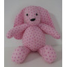 knuffel konijn roze sterren 48cm