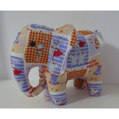 knuffel olifant circus staand 25/30cm