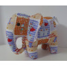 knuffel olifant circus staand 25/30cm