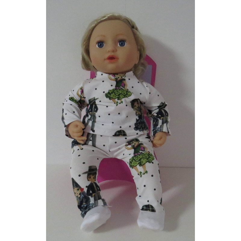 kleding setje dansers baby annabell 43cm