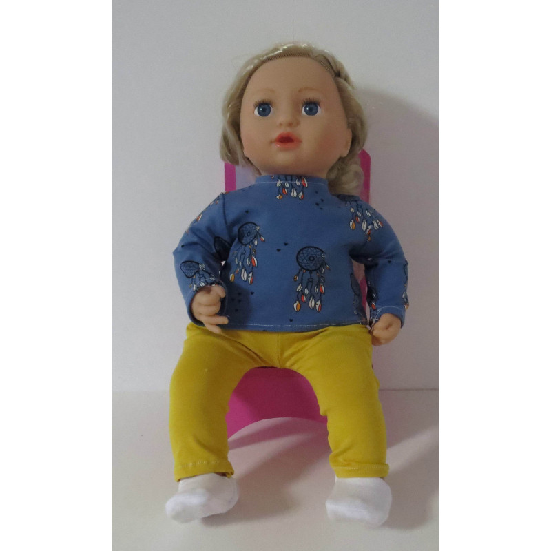 kleding setje droomvangers baby annabell 43cm