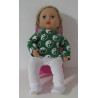 kleding setje groen baby annabell 43cm