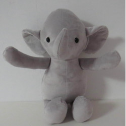 knuffel olifant grijs