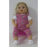 jurk setje vlinders baby annabell 43cm