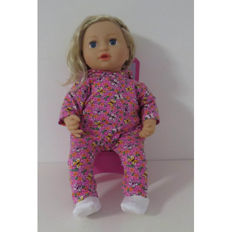 capuchontrui setje vlinders baby annabell 43cm