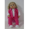 vest setje hard roze sterren baby annabell 43cm