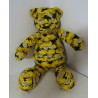 knuffel beer leger geel 30cm