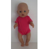 romper korte mouw midden roze baby born 43cm