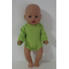 romper lange mouw licht groen baby born 43cm