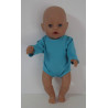 romper lange mouw midden blauw baby born 43cm