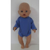 romper lange mouw blauw baby born 43cm