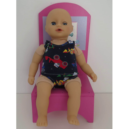 ondergoed setje bouwwagens mini baby annabell 30cm