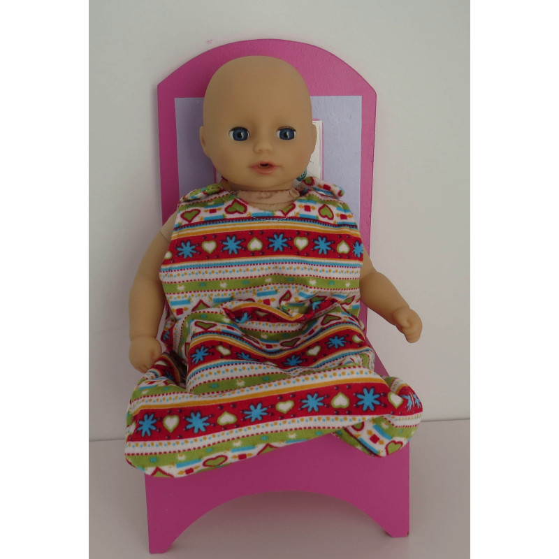 slaapzak hartjes mini baby annabell 30cm