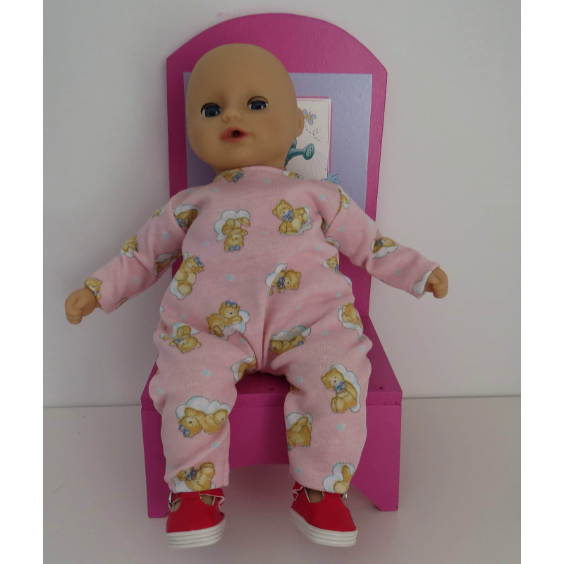 slobpak roze beren mini baby annabell 30cm