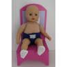 luier donker blauw mini baby annabell 30cm