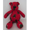 knuffel beer kerst rood 30cm