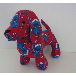 knuffel teckel stitch kerst...