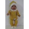 wintertrui set geel beren baby born 43cm