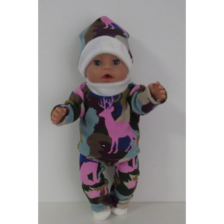 wintertrui set dieren baby born 43cm