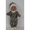 wintertrui set grijs dieren baby born 43cm