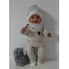 wintertrui set streep baby born 43cm