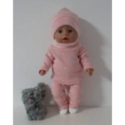 wintertrui set roze  baby...