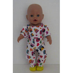 jumpsuit uil baby born 43cm