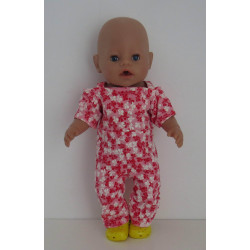 jumpsuit roze vlinders baby...