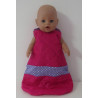 gewatteerde slaapzak hard roze lila baby born 43cm