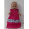 gewatteerde slaapzak hard roze konijnen baby born 43cm