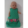 gewatteerde slaapzak groen baby born 43cm