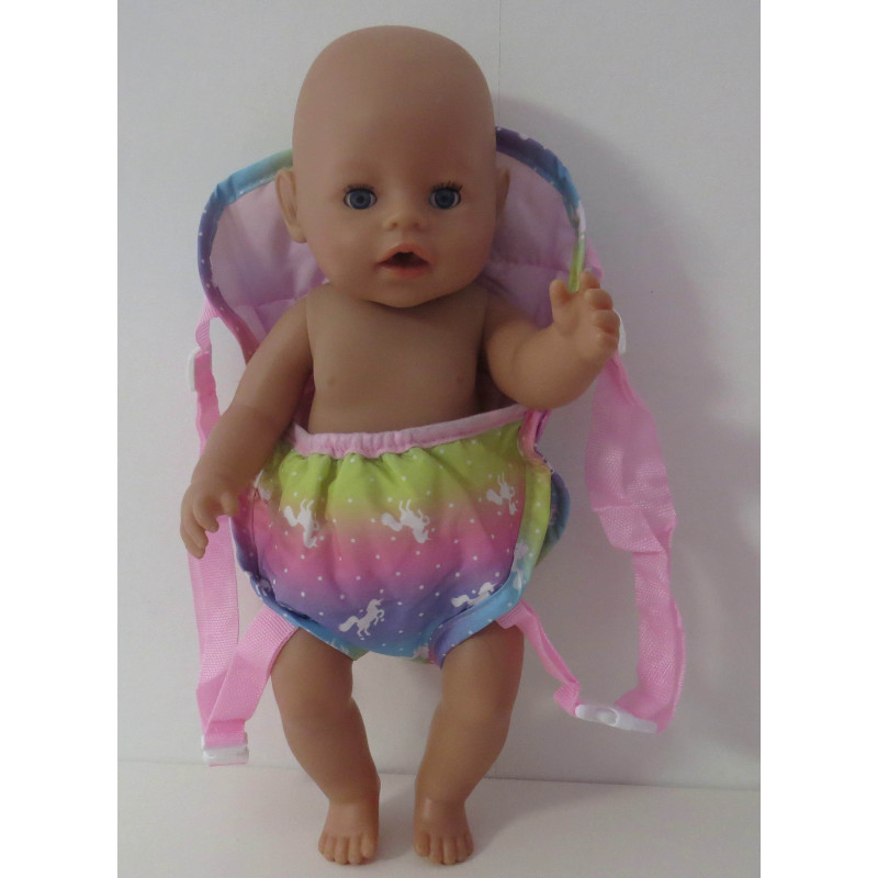 draagzak eenhoorn baby born 43cm