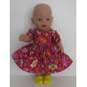 zomersejurk rood snoepjes baby born 43cm