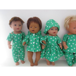 gift set groen sterren baby born 43cm