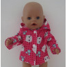 zomerjas roze kat baby born 43cm