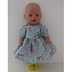 zomerse jurk eenhoorn  baby...