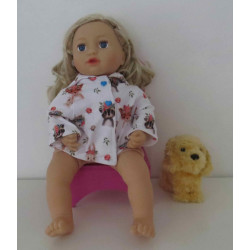 naaipatroon baby annabell jas (papier)
