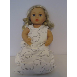 naaipatroon baby annabell 43cm slaapzak (papier)